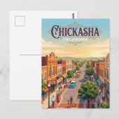 Chickasha, Oklahoma Briefkaart (Voorkant / Achterkant)