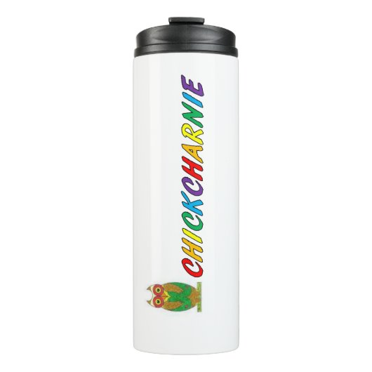 Chickcharnietumbler Thermosbeker (Voorkant)
