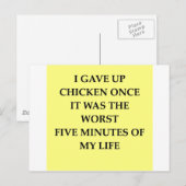 CHICKEN2.jpg Briefkaart (Voorkant / Achterkant)