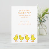 Chicken 5x7 Invitation Kaart (Staand voorkant)