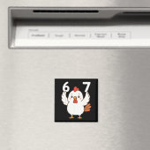 Chicken 67 Meme Six Seven Funny Gen Alpha Magneet (Insitu (Vaatwasser))