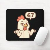 Chicken 67 Meme Six Seven Funny Gen Alpha  Muismat (Met muis)