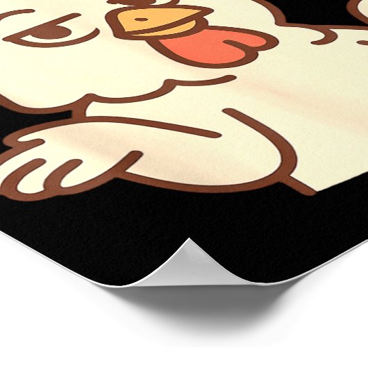 Chicken 67 Meme Six Seven Funny Gen Alpha  Poster (Hoek)