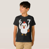 Chicken 67 Meme Six Seven Funny Gen Alpha  T-shirt (Voorkant volledig)