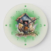 Chicken and Chicken House Farm Grote Klok (Voorkant)