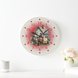 Chicken and Chicken House Farm Grote Klok