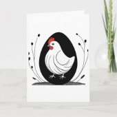 Chicken and Egg Art Kaart (Voorkant)