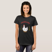 Chicken And Rice   Weightlifter Bodybuilder Eating T-shirt (Voorkant volledig)