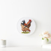 Chicken And Rooster Art, Poultry, Farm Animals Ronde Klok (Huis)