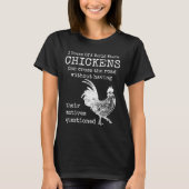 Chicken Animals e Cool Fitted Scoop T-shirt (Voorkant)