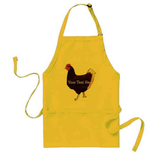 Chicken Apron Standaard Schort (Voorkant)