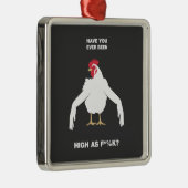 Chicken Arms Metalen Ornament (Rechts)