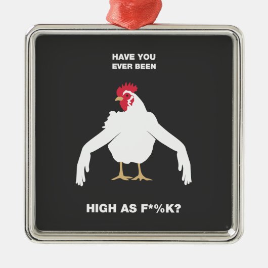 Chicken Arms Metalen Ornament (Voorkant)