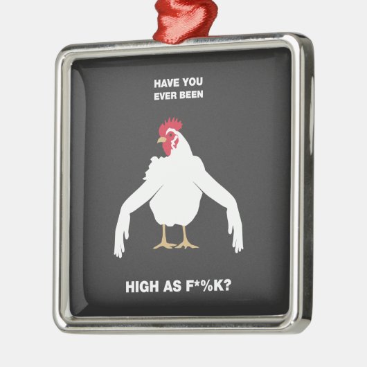 Chicken Arms Metalen Ornament (Links)