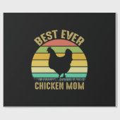 Chicken Art Best Ever Chicken Mama Cadeaupapier (Vlak)