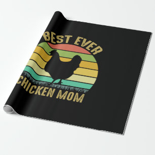 Chicken Art Best Ever Chicken Mama Cadeaupapier