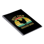 Chicken Art Best Ever Chicken Mama Notitieboek (Rechterzijde)