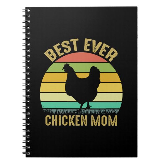 Chicken Art Best Ever Chicken Mama Notitieboek (Voorkant)