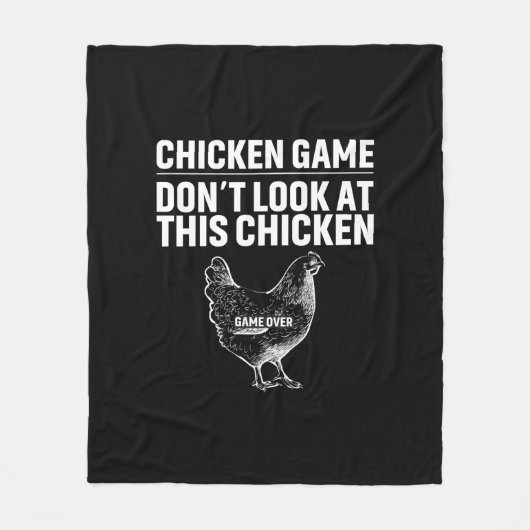Chicken Art Chicken Game Fleece Deken (Voorkant)