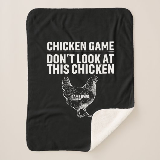 Chicken Art Chicken Game Sherpa Deken (Voorkant)