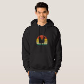 Chicken Art Chicken Retro Vintaage Hoodie (Voorkant volledig)