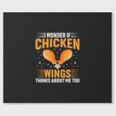 Chicken Art Chicken Wing Cadeaupapier (Vlak)