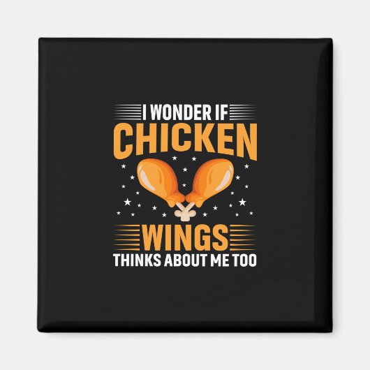 Chicken Art Chicken Wing Magneet (Voorkant)
