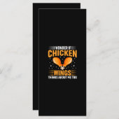 Chicken Art Chicken Wing Menu (Voorkant / Achterkant)