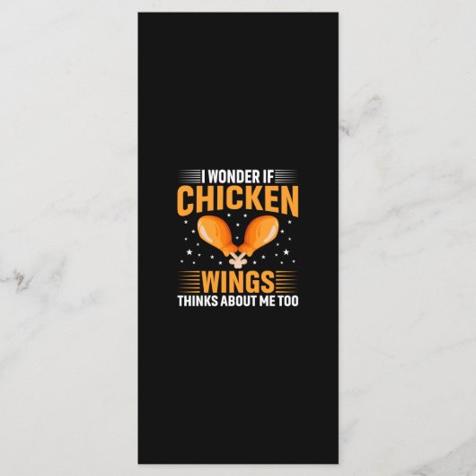 Chicken Art Chicken Wing Menu (Voorkant)