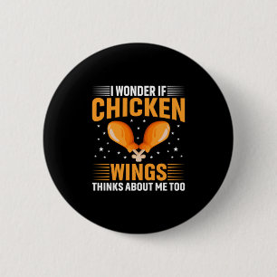 Chicken Art Chicken Wing Ronde Button 5,7 Cm
