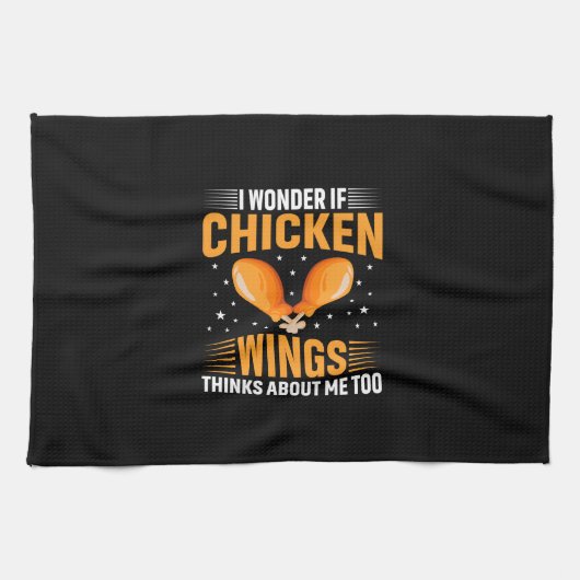 Chicken Art Chicken Wing Theedoek (Horizontaal)