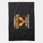 Chicken Art Chicken Wing Theedoek (Verticaal)