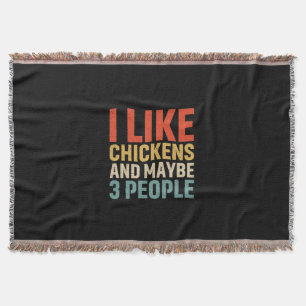 Chicken Art I hou van kippen Deken
