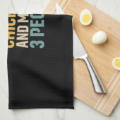 Chicken Art I hou van kippen Theedoek (Quarter Fold)