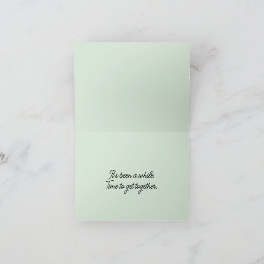 Chicken Art Pattern Inside Template Text Kaart (Binnen)