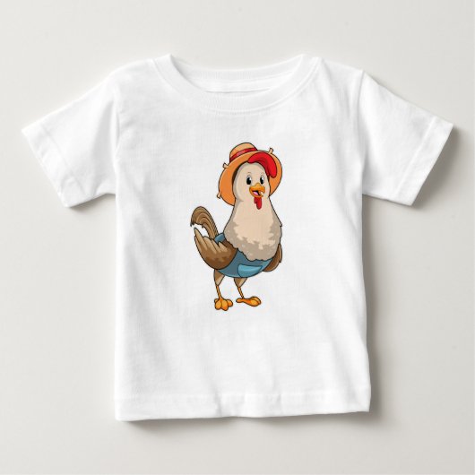Chicken as Farmer with Hat (Voorkant)