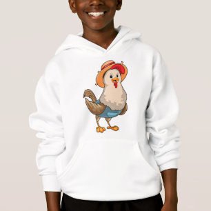 Chicken as Farmer with Hat