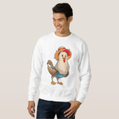 Chicken as Farmer with Hat Trui (Voorkant volledig)