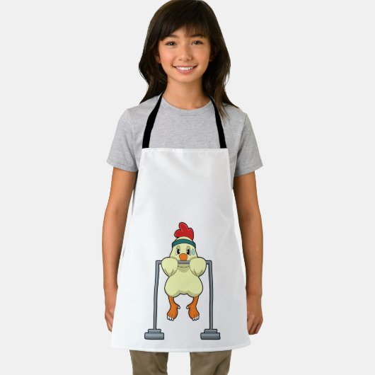 Chicken at Fitness Pull-ups Schort (Insitu)