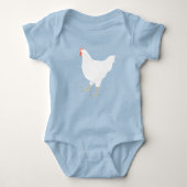Chicken Baby Bodysuit (Voorkant)