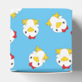 Chicken Baby shower Blue Boy Bedankdoosjes (Bovenkant)