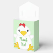 Chicken Baby shower Boerderij Bedankdoosjes (Geopend)