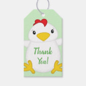 Chicken Baby shower Boerderij Cadeaulabel (Voorkant)