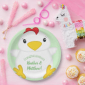 Chicken Baby shower Boerderij Papieren Bordje (Feest)