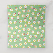 Chicken Baby shower Boerderij Plaatskaartje (Binnenkant ongevouwen)