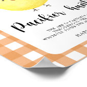 Chicken baby shower Pacifier hunt spel Poster (Hoek)