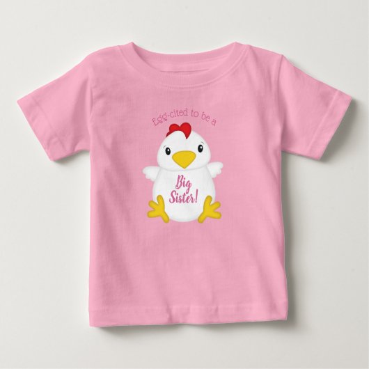 Chicken Baby shower Roze Boerderij (Voorkant)
