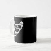 Chicken Backyard Hen Flock Rooster Koffiemok (Voorkant links)