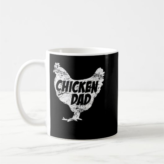 Chicken Backyard Hen Flock Rooster Koffiemok (Links)