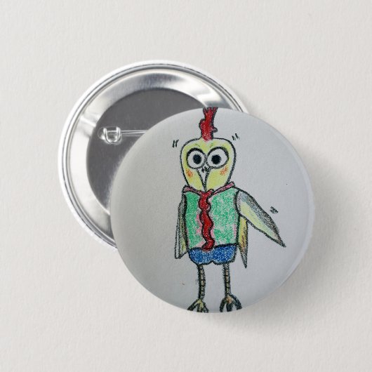 Chicken Badge Button (Voorkant /achterkant)